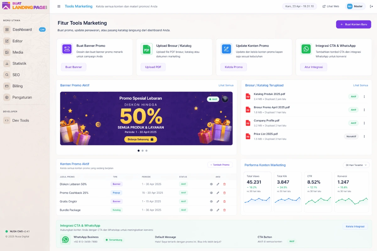 Marketing Tools