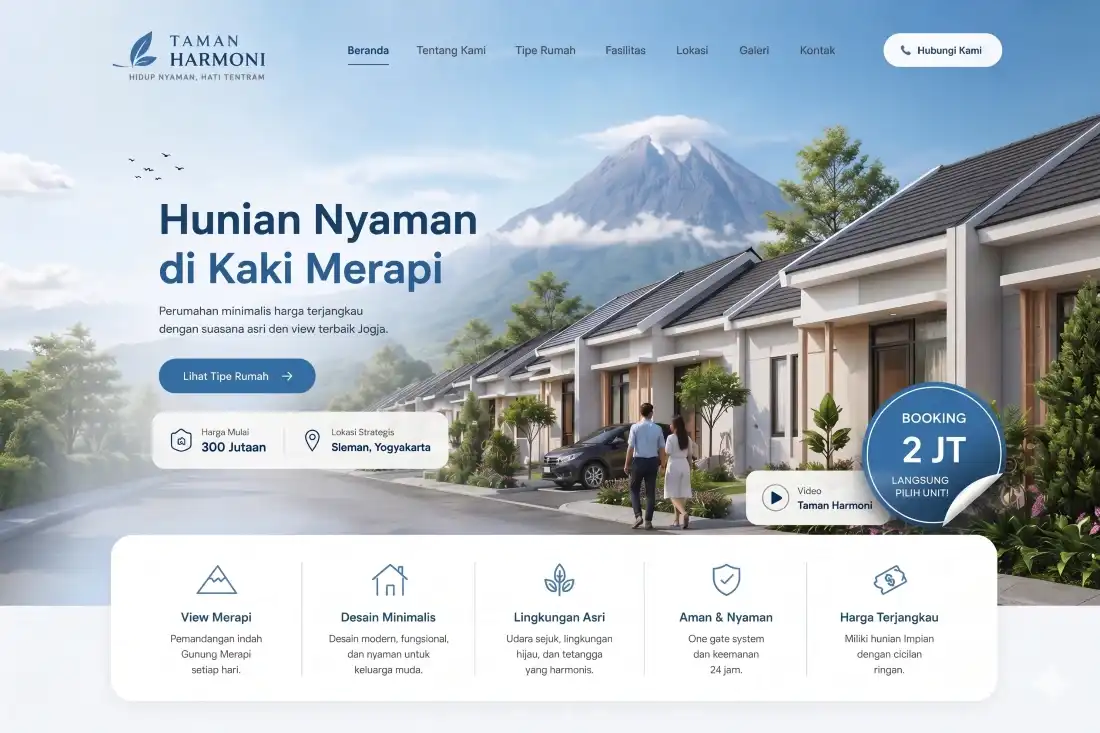 Preview template Taman Harmoni