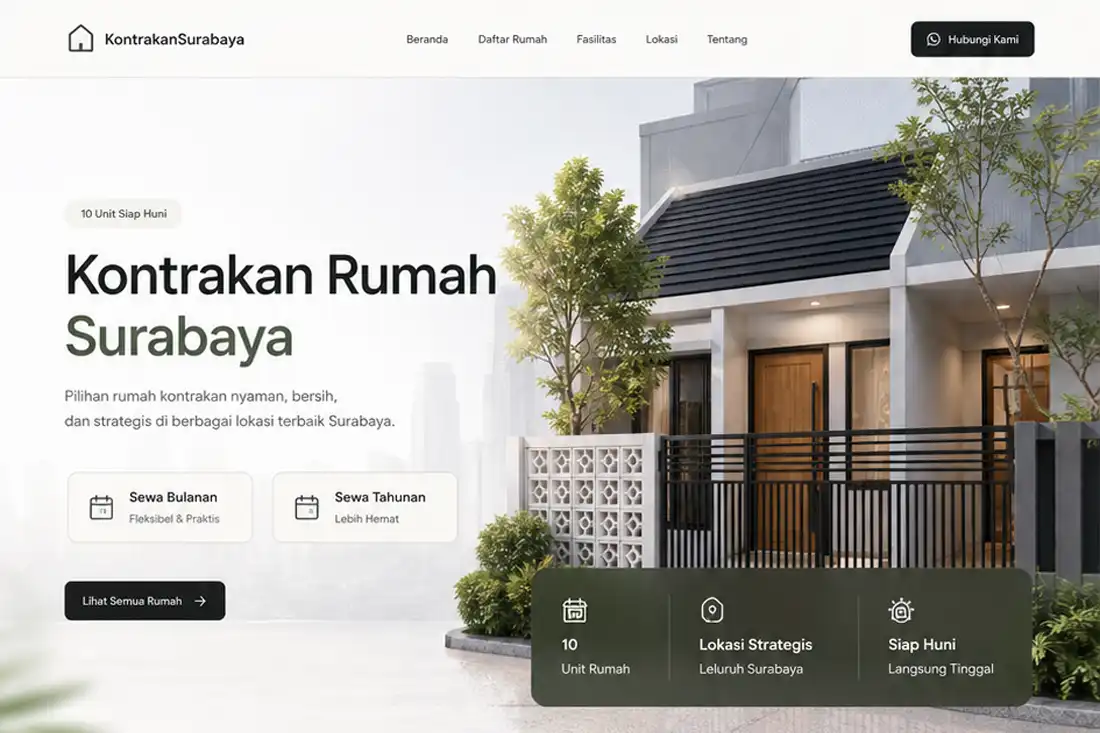 Preview template Sewa Rumah