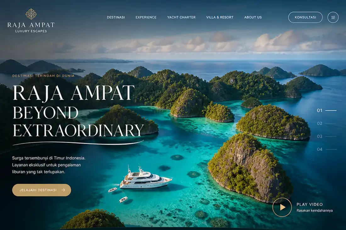 Preview template Travel Paket Wisata